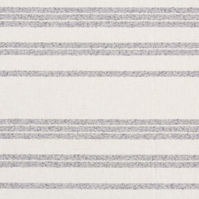 Tissu de décoration Semi-panama Rayures tissées – bleu acier/nature, 