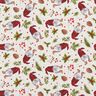Tissu de décoration Canvas Lutin avec chapeau – beige clair/rouge foncé,  thumbnail number 1