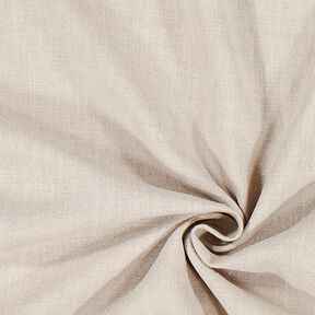 Tissu de Ramie–Mix stonewashed, qualité lourde – beige clair, 
