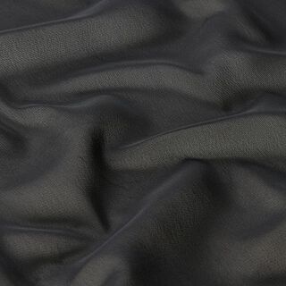 Mousseline polyester unie – noir, 