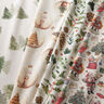 Tissu de décoration Semi-panama Sapins élégants – nature/pin,  thumbnail number 5