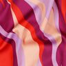 Satin de coton Vagues rétro | Poppy Fabrics – pourpre/orange,  thumbnail number 2