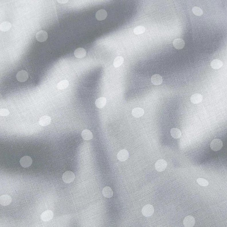 Tissu en coton Cretonne Pois – blanc/argent,  image number 2