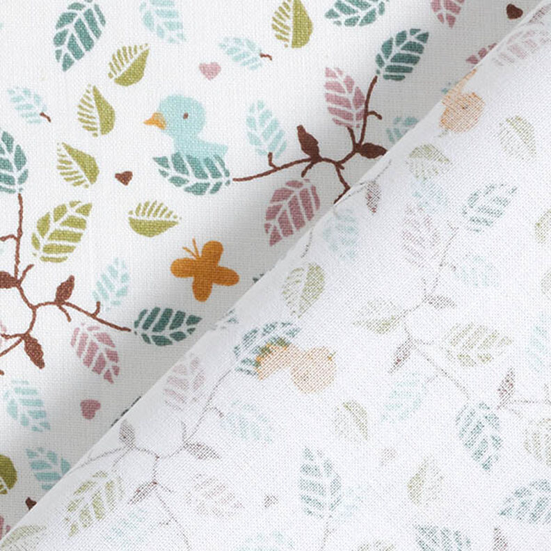 Cretonne Petites branches – blanc, image number 4