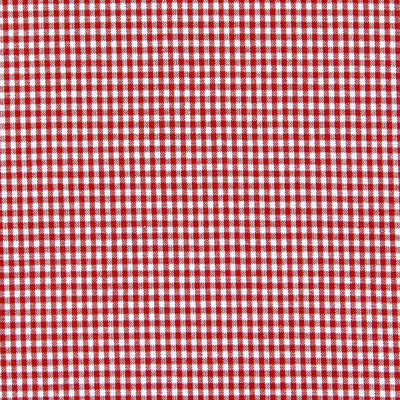 Tissu en coton Vichy à carreaux 0,2 cm – rouge/blanc,  image number 1