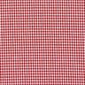 Tissu en coton Vichy à carreaux 0,2 cm – rouge/blanc,  thumbnail number 1