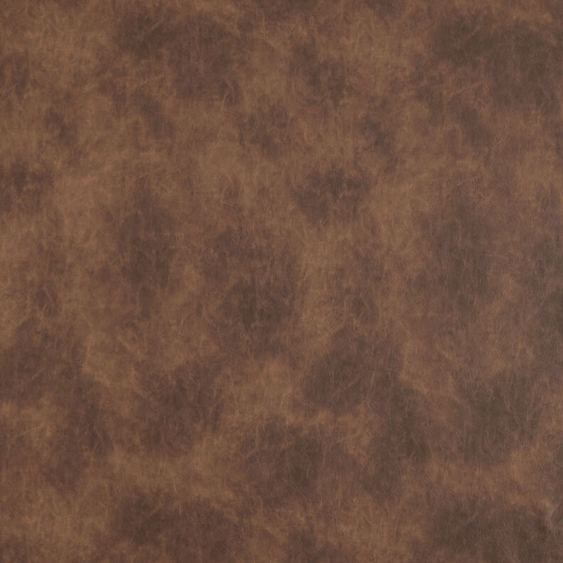 Simili cuir aspect vintage uni – marron moyen,  image number 7