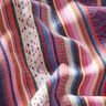 Tissu de décoration Jacquard Rayures pastel – rose/lilas,  thumbnail number 2