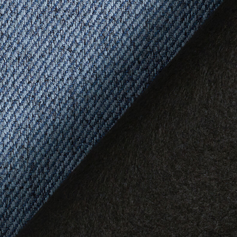 Tissu de revêtement Aspect sergé – bleu acier,  image number 3