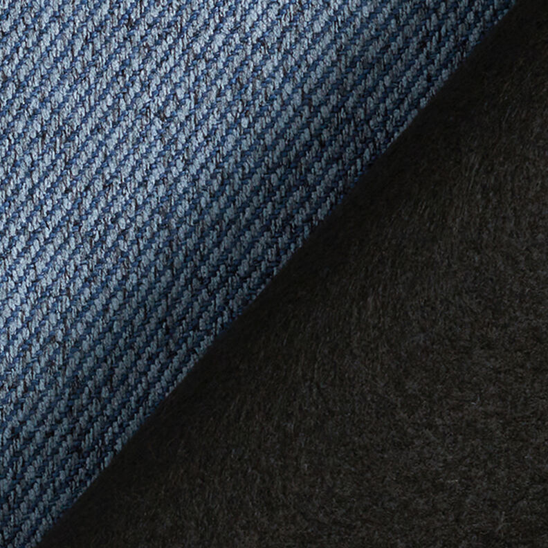 Tissu de revêtement Aspect sergé – bleu acier, image number 3