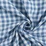 Tissu double gaze de coton Carreaux vichy à fil teinté – bleu jean/blanc,  thumbnail number 5