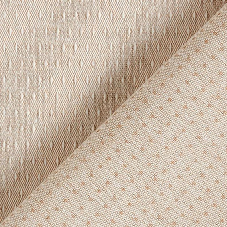 Tissu de décoration jacquard recyclé – beige,  image number 3