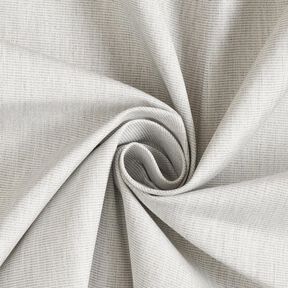 Tissu d’extérieur Canvas structure fine – gris brume, 