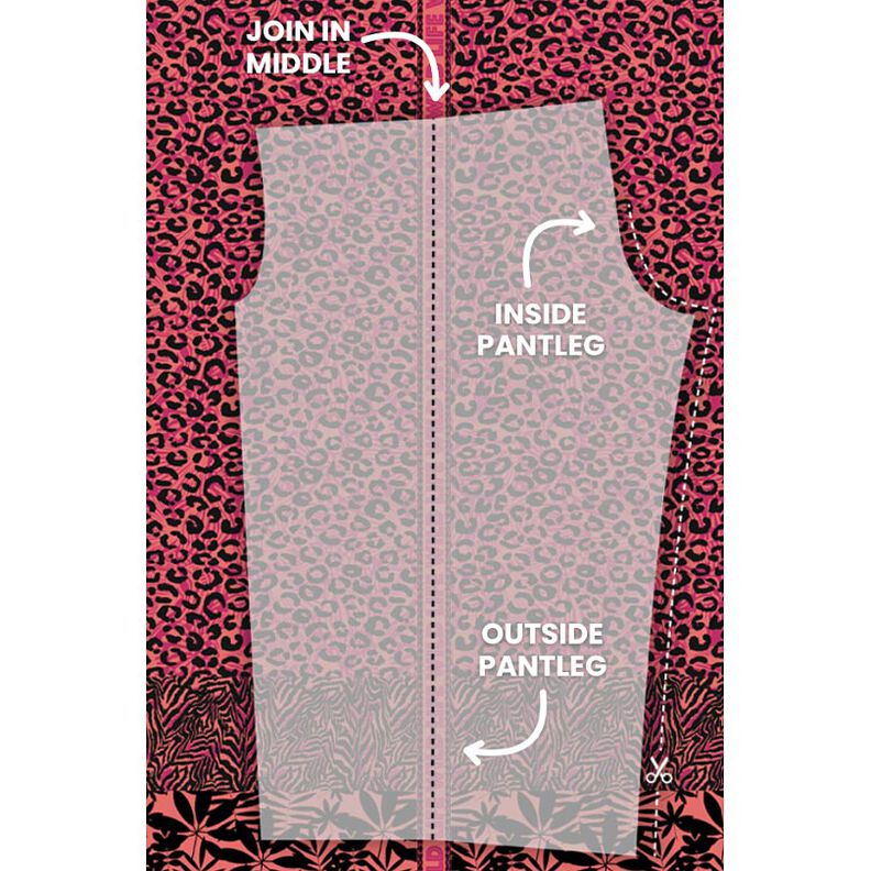 Viscose Voile grande bordure fleurie Panel – pétrole, image number 8
