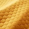 Tissu de revêtement velours matelassé nid d'abeille – moutarde,  thumbnail number 2