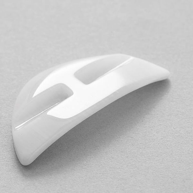 Bouton à queue avec chaîne [ 55 mm ] – blanc,  image number 3