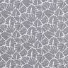 Coton enduit Mini feuilles abstraites – gris/blanc,  thumbnail number 1