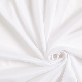 Wirkfutter Charmeuse Uni – blanc, 
