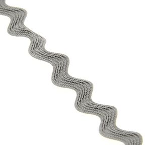 Lisse dentelée [12 mm] – gris, 