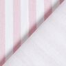 Tissu de décoration Semi-panama rayures verticales – rosé/blanc,  thumbnail number 4
