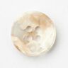 Bouton 4 trous marbré [Ø 15 mm] – crème/beige,  thumbnail number 1