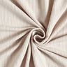 Jersey coton Seersucker Rayures fines – amande/blanc,  thumbnail number 3