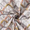 Tissu en coton Cretonne Éventail – taupe/ivoire,  thumbnail number 3