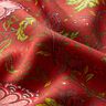 Tissu viscose Fleurs motif cachemire – carmin/rouge feu,  thumbnail number 2