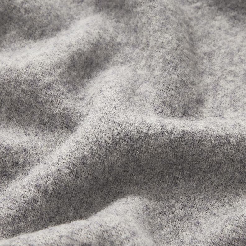 Polaire de laine pure laine vierge Chiné – gris,  image number 2