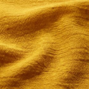Tissu en coton aspect lin – moutarde, 