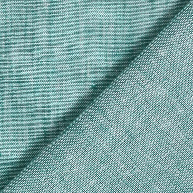 Pur lin chiné – bleu aqua,  image number 4
