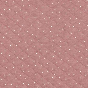 Double face Pois – vieux rose foncé, 