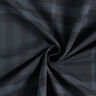 Tissu pour chemise à carreaux tartan – bleu nuit/noir,  thumbnail number 3