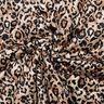 Tissu matelassé Impression numérique léopard – marron clair/noir,  thumbnail number 3