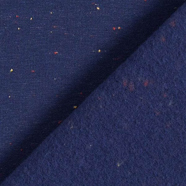 Sweat douillet taches colorées – bleu marine,  image number 4