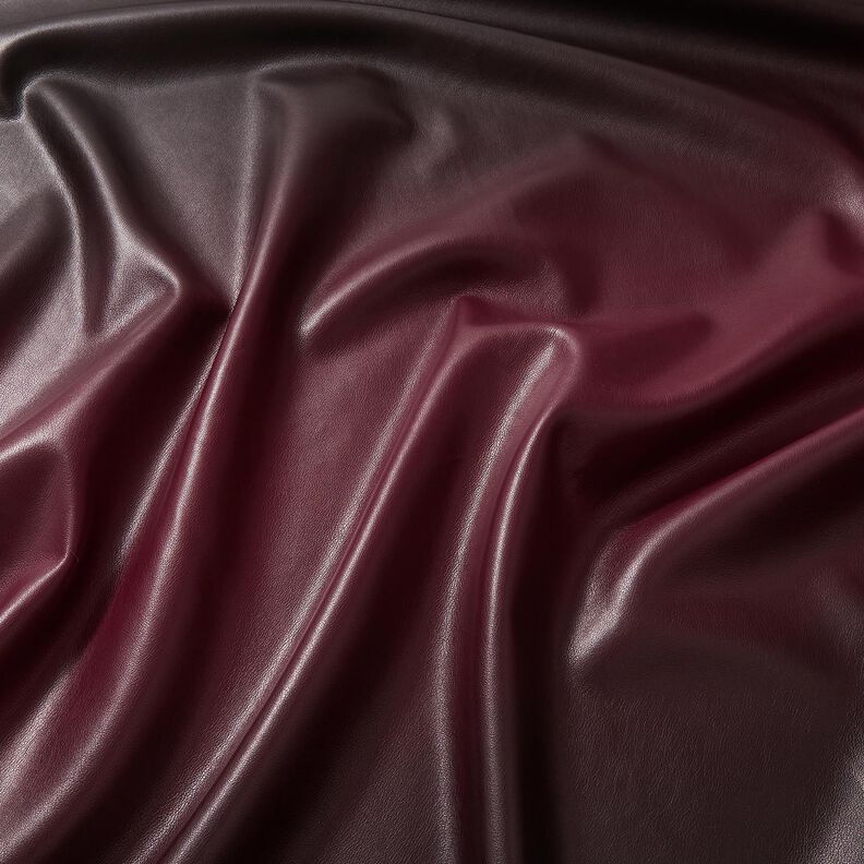 Similicuir Dégradé de couleurs | Katia Fabrics – noir/rouge bordeaux,  image number 2