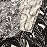 Tissu de décoration Semi-panama Lignes artistiques – nature/noir,  thumbnail number 5