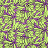 Lenzing Ecovero Inked Bouquet | Nerida Hansen – lilas rouge/vert tilleul,  thumbnail number 1