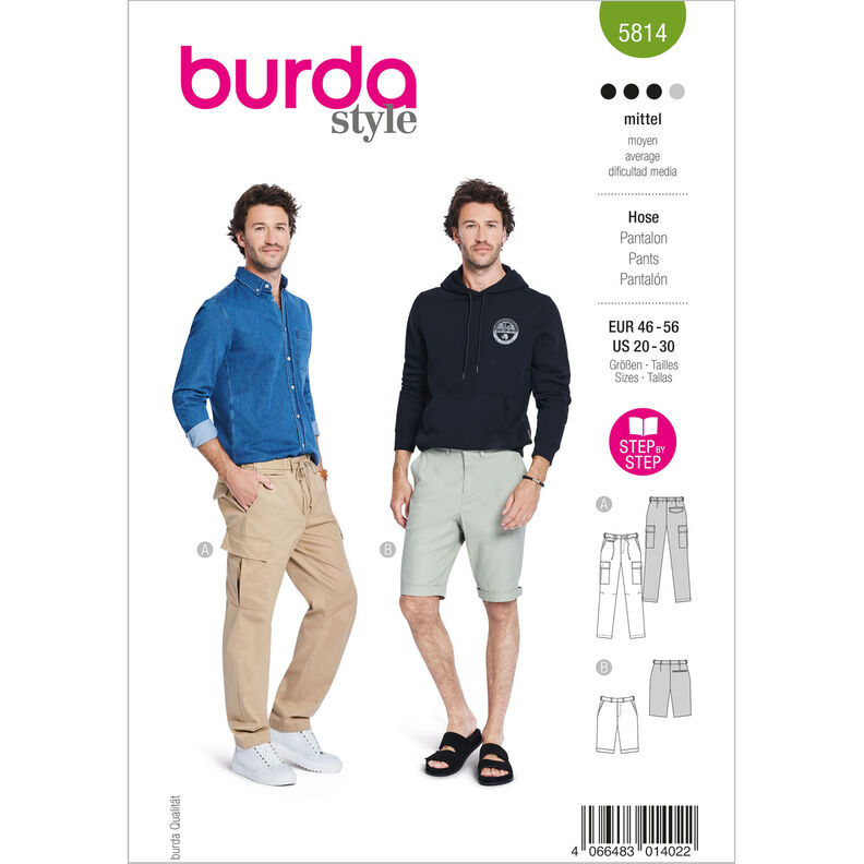 Pantalon | Burda 5814 | 46-56,  image number 1