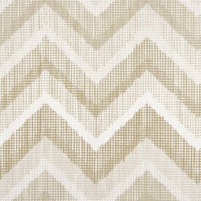 Tissu de d&eacute;coration Semi-panama Chevrons &ndash; nature/dune, 