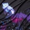 Jersey coton Papillon nocturne Panel | Glitzerpüppi – noir/raisin,  thumbnail number 2