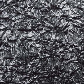 Velours stretch froissé – argent ancien, 