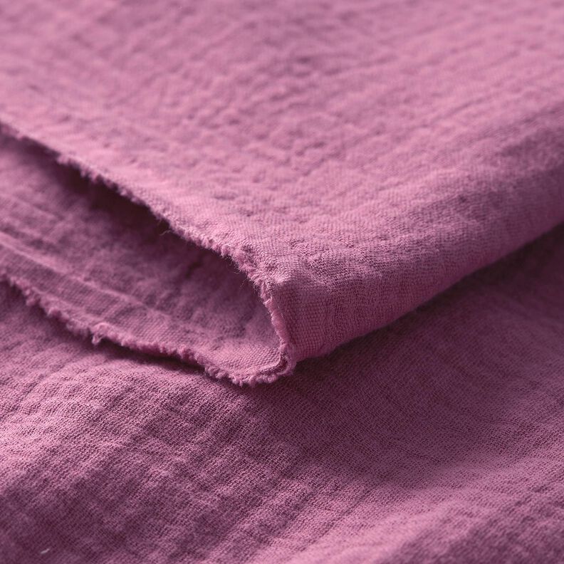 Tissu double gaze de coton – mauve,  image number 5