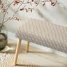 Tissu de revêtement velours matelassé nid d'abeille – sable,  thumbnail number 7