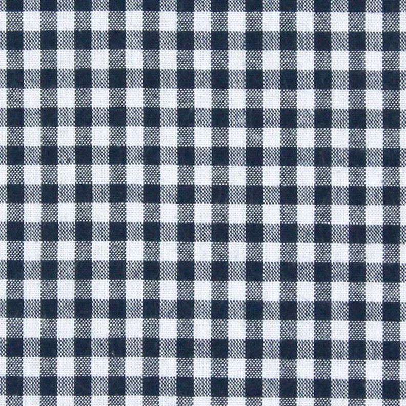 Tissu en coton Vichy - 0,5 cm – navy,  image number 1
