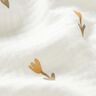Tissu double gaze de coton Petite fleur – ivoire,  thumbnail number 2