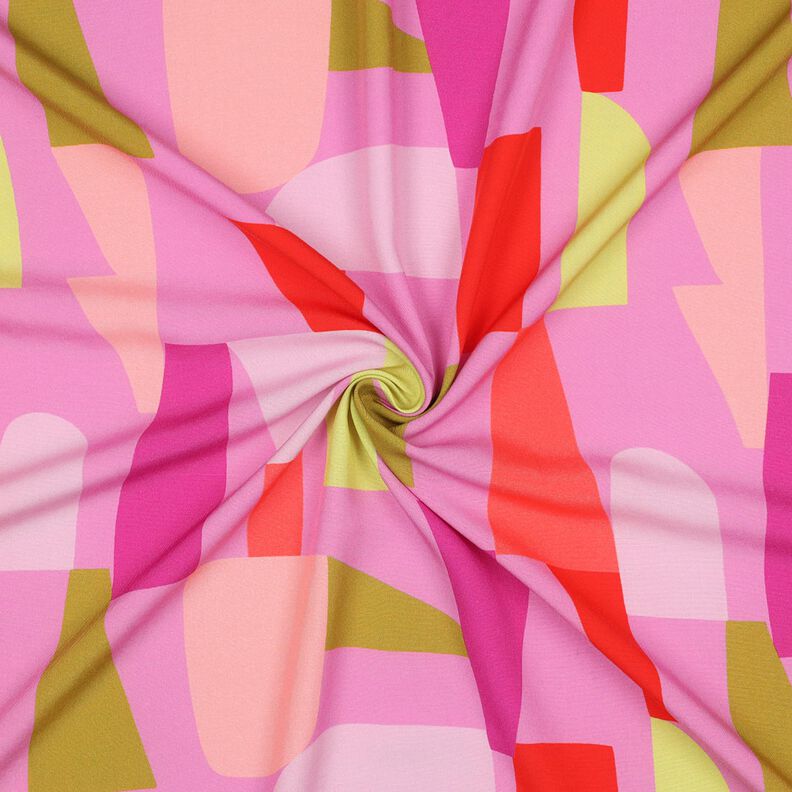Tissu viscose LENZING™ ECOVERO™ Shape Shifter | Nerida Hansen – violet pastel/rouge feu,  image number 3