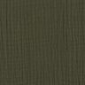 GOTS Tissu triple gaze de coton – olive,  thumbnail number 4
