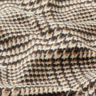 Tissu pour manteau Prince de Galles – anthracite/beige, 