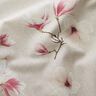 Tissu de décoration Semi-panama Fleur de magnolia – mauve/nature,  thumbnail number 2